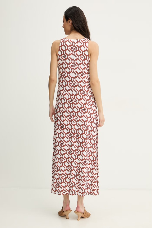 Odzież Max Mara Beachwear sukienka z wiskozy 2616621069600 biały