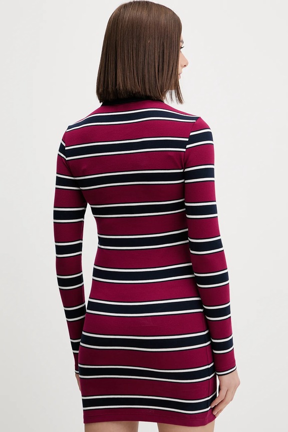 Oblečenie Šaty Tommy Jeans DW0DW21901 burgundské