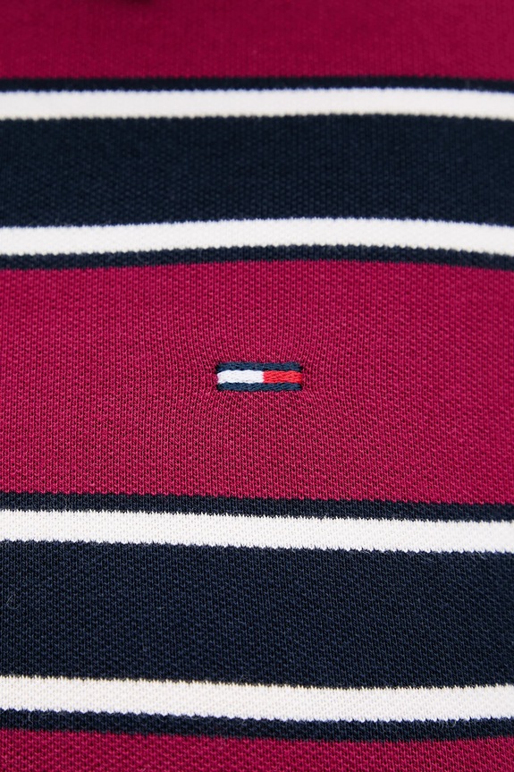 Šaty Tommy Jeans DW0DW21901 burgundské