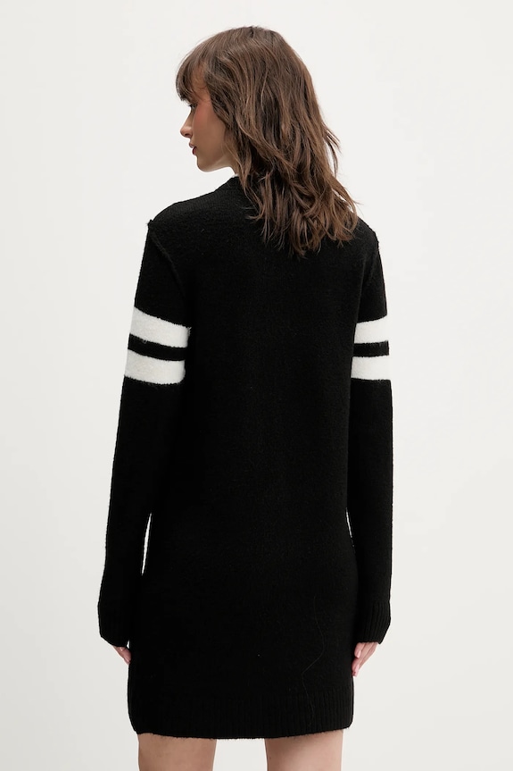 Oblečenie Šaty s prímesou vlny Tommy Jeans DW0DW21906 čierna