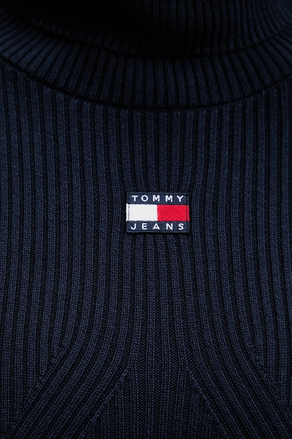 Šaty Tommy Jeans DW0DW21910 tmavomodrá