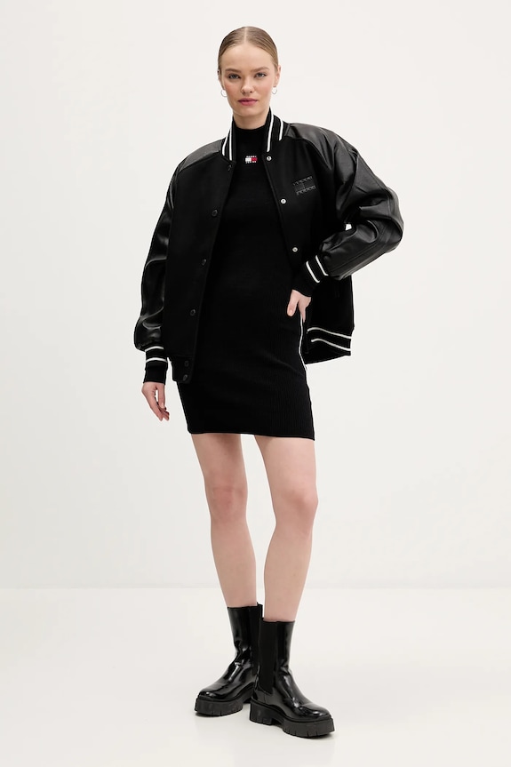 Φόρεμα Tommy Jeans DW0DW21914 μαύρο SS26