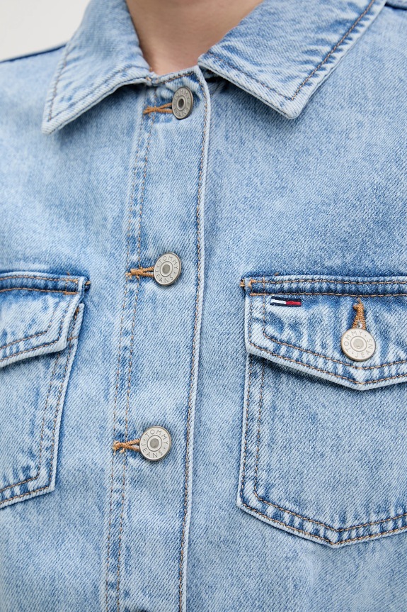 Džínové šaty Tommy Jeans DW0DW22004 modrá