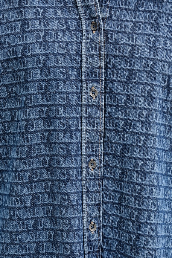 Rifľové šaty Tommy Jeans DW0DW22492