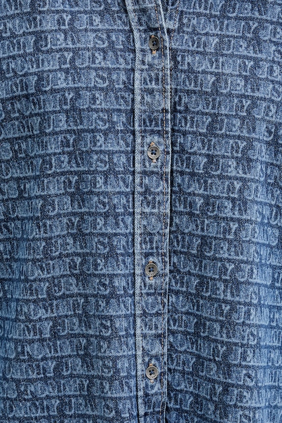 Rifľové šaty Tommy Jeans DW0DW22492