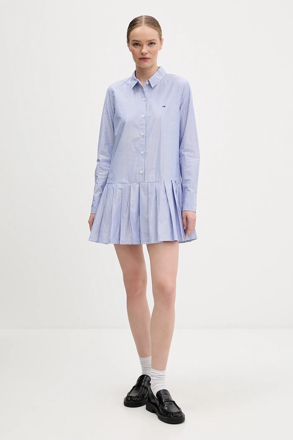 Рокля Tommy Jeans DW0DW22635 син SS26