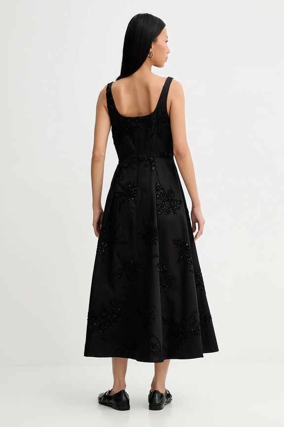 Ruházat MUNTHE pamut ruha RONIA 254135025401 fekete