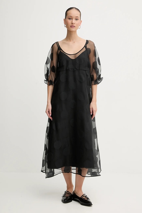Платье Stine Goya midi чёрный SG.PS26.D129.2460