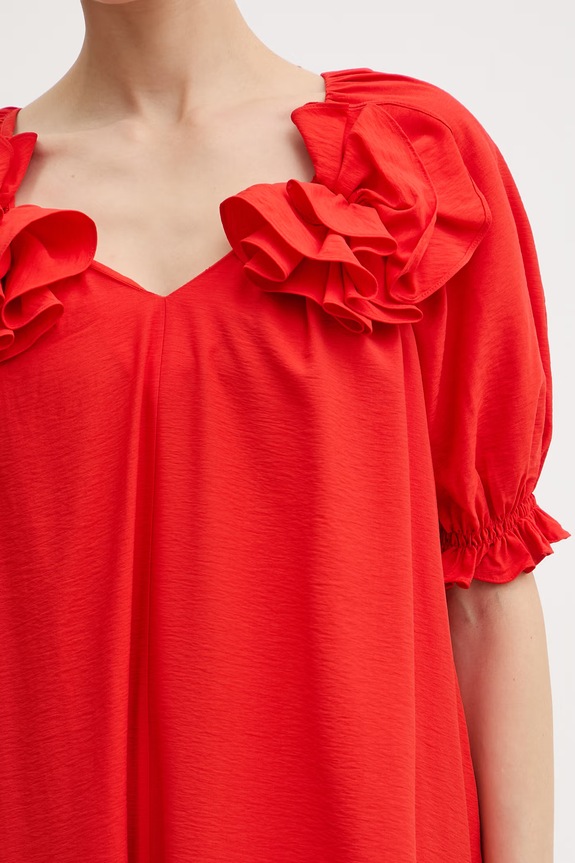 Stine Goya rochie SG.SS26.D266.2507 rosu