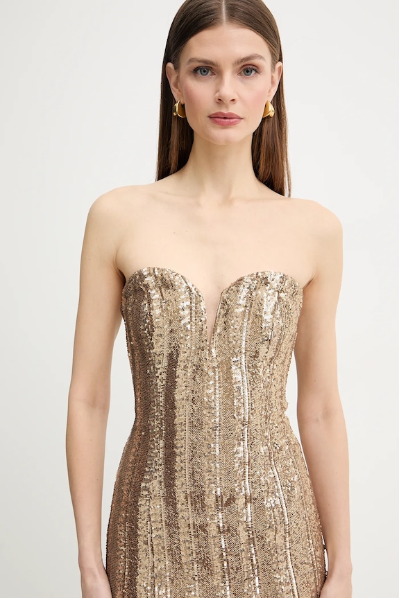 Šaty Marciano by Guess BIANCA zlatá 6RGK00.6357A