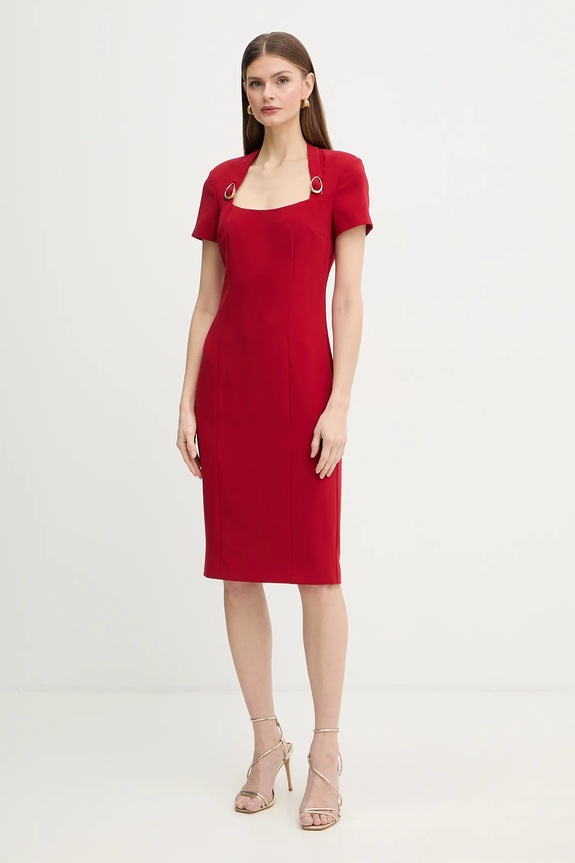 Šaty Marciano by Guess ZAIRA nášivka červená 6RGK12.7357A