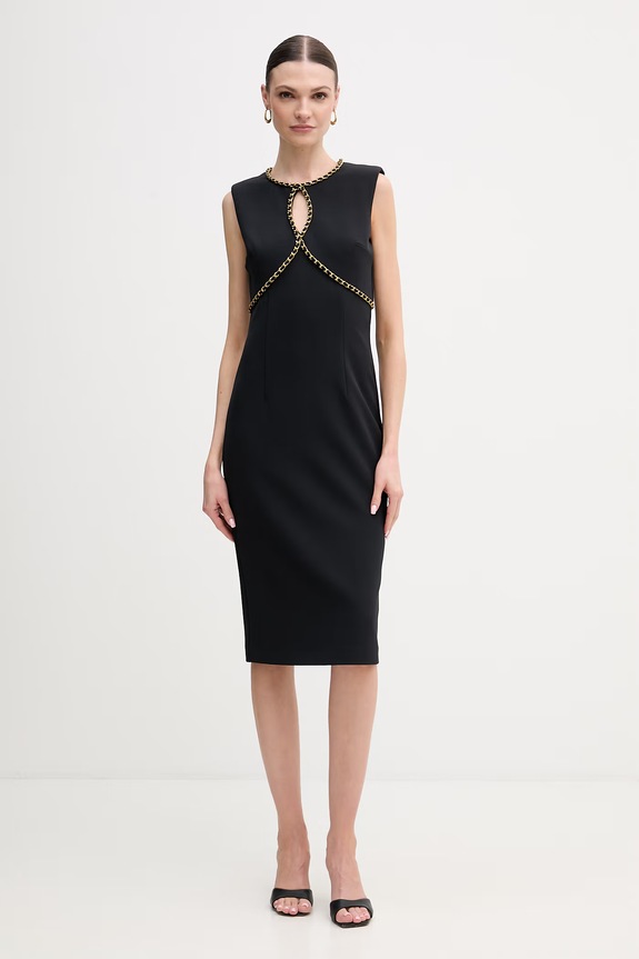 Marciano by Guess sukienka MAYE tkanina czarny 6RGK18.9373Z