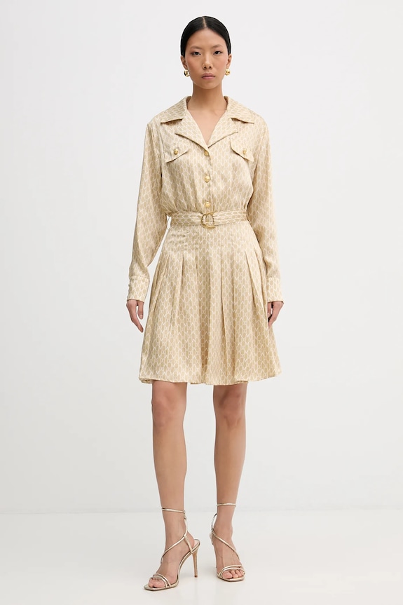 Šaty Marciano by Guess ELIDA 6RGK30.7435A béžová SS26