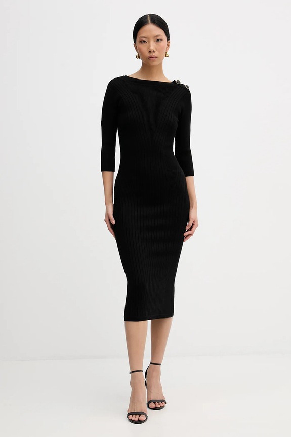 Šaty Marciano by Guess BICE s elastanom čierna 6RGK39.5613Z