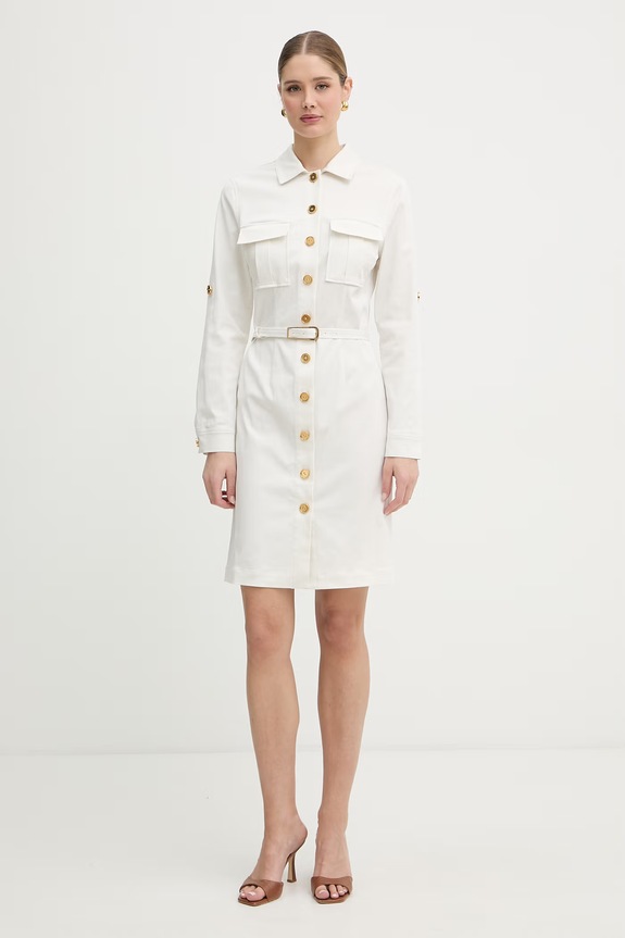 Marciano by Guess φόρεμα με lyocell DONA G6GK03.W1748 μπεζ SS26