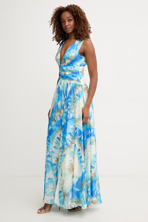 Marciano by Guess rochie evazată ADELA G6GK14.W1787 albastru SS26