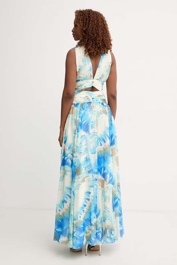 Îmbrăcăminte Marciano by Guess rochie evazată ADELA G6GK14.W1787 albastru