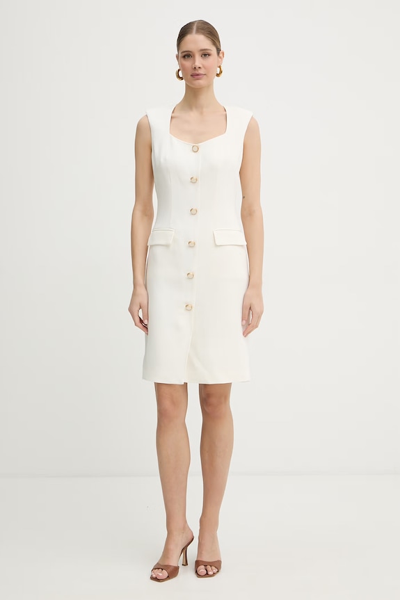 Marciano by Guess φόρεμα με βισκόζη GRETHA G6GK26.W1866 μπεζ SS26
