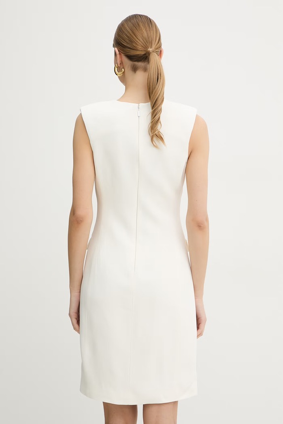 Ρούχα Marciano by Guess φόρεμα με βισκόζη GRETHA G6GK26.W1866 μπεζ