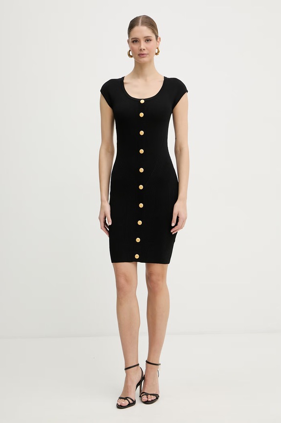 Marciano by Guess obleka LOLI G6GK30.Z0627 črna SS26