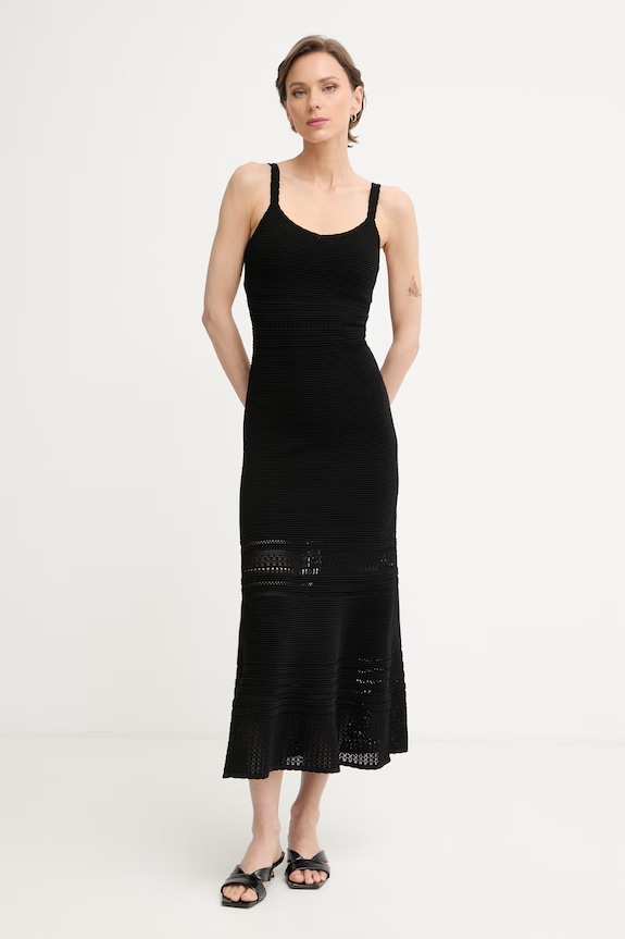 Marciano by Guess ruha viszkózzal CAROL fekete G6GK40.Z0635