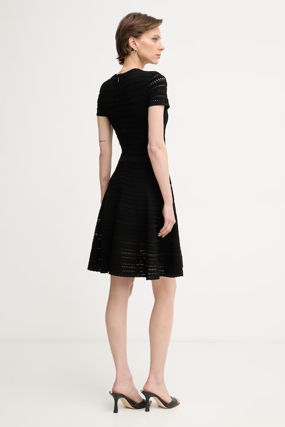 Oblečenie Marciano by Guess svetrové šaty vzorované CAROL G6GK41.Z0636 čierna