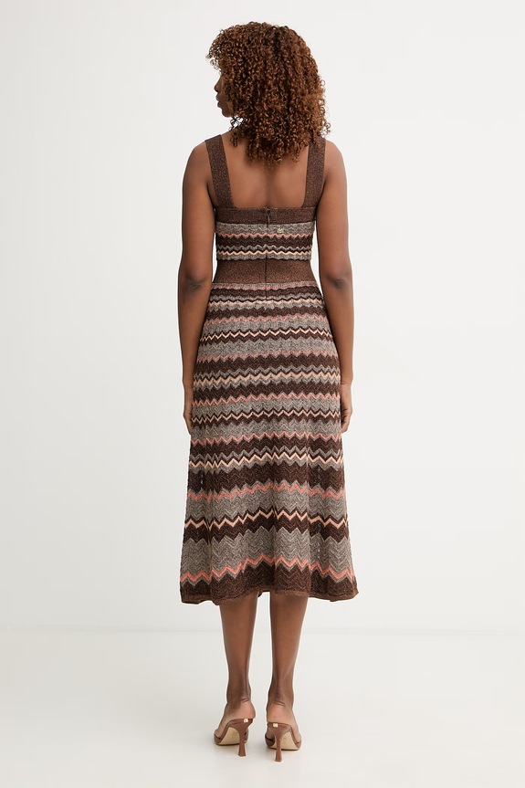 Oblečenie Marciano by Guess šaty SUKI G6GK42.Z0640 hnedá