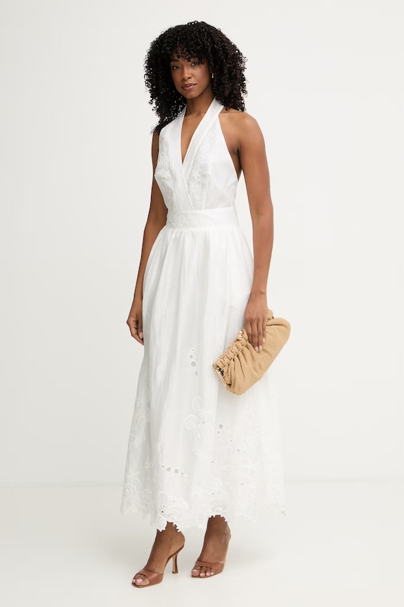 Marciano by Guess φόρεμα flared GRACIE G6GK49.W1947 μπεζ SS26