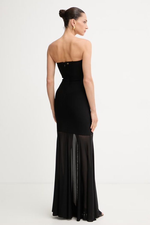 Odjeća Marciano by Guess bodycon haljina FLOR G6GK55.Z0664 crna