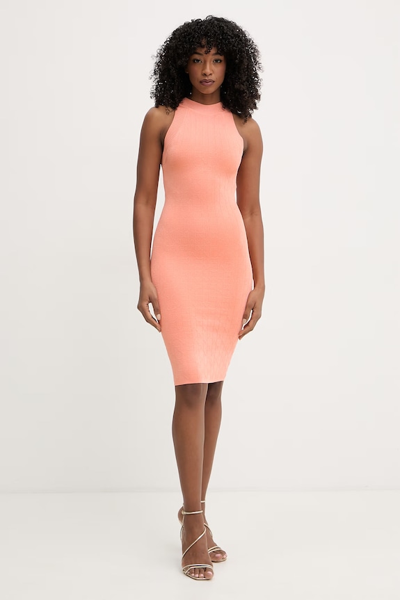 Marciano by Guess рокля по тялото от вискоза KIANNA G6GK67.Z0764 оранжев SS26