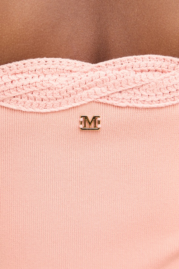 Marciano by Guess φόρεμα bodycon με βισκόζη RANIA 6RGK27.5876Z πορτοκαλί