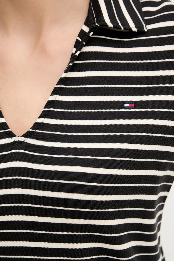 Βαμβακερό φόρεμα Tommy Hilfiger WW0WW47868