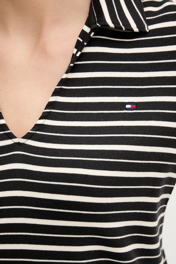 Βαμβακερό φόρεμα Tommy Hilfiger WW0WW47868