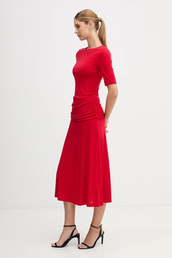 Šaty Tommy Hilfiger WW0WW47872 červená SS26