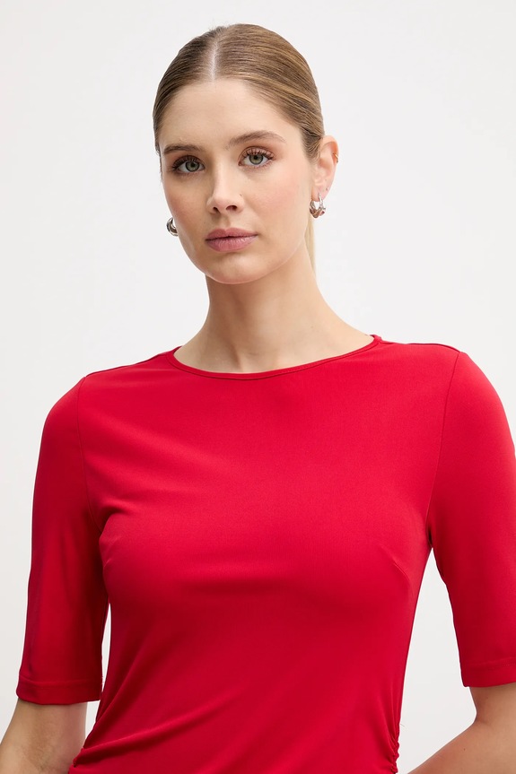 Šaty Tommy Hilfiger červená WW0WW47872