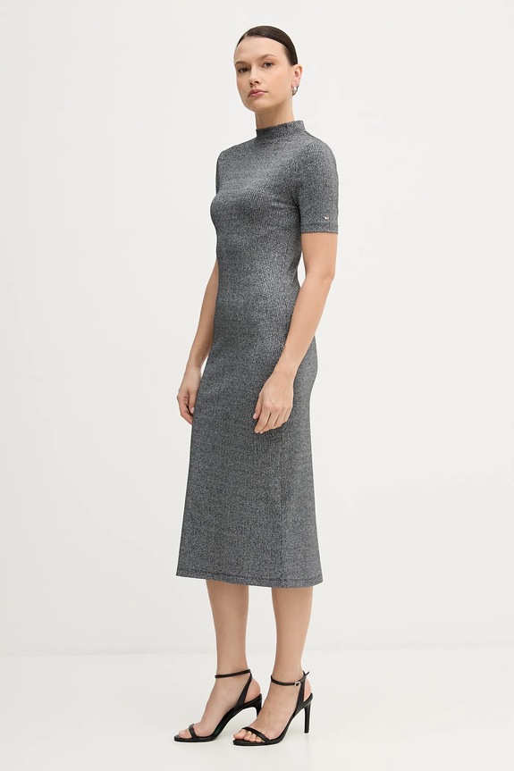 Tommy Hilfiger sukienka WW0WW49390 czarny SS26