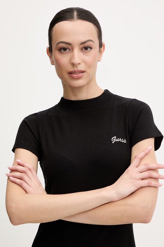 Obleka Guess LAVINIA črna V6RK06.K8RT2