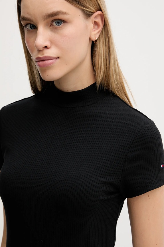 Haljina Tommy Hilfiger crna WW0WW47860