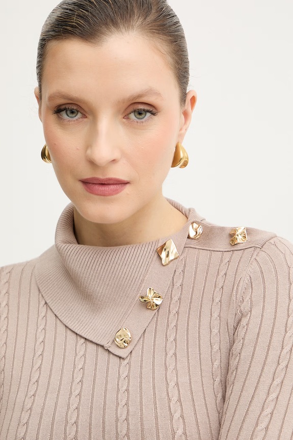 Guess sukienka PRISCILLA beżowy W6RK01.Z2YJ2