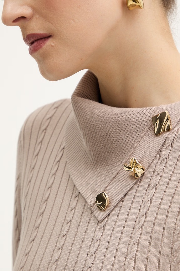 Guess sukienka PRISCILLA W6RK01.Z2YJ2 beżowy