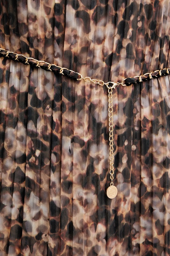 Guess sukienka ILENIA W6RK37.WJ712 brązowy