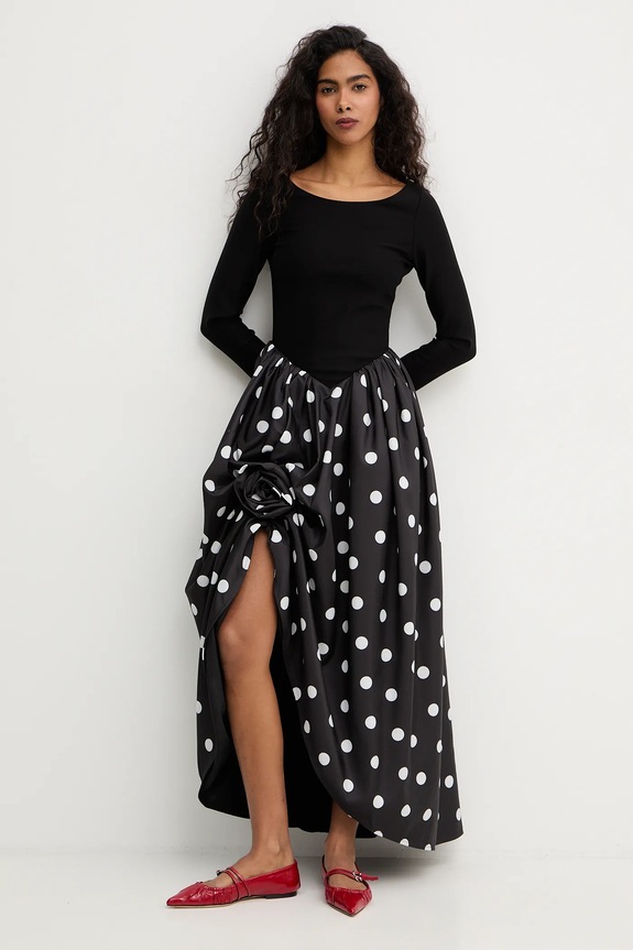 The Sleeper sukienka ARDR10G097R czarny SS26