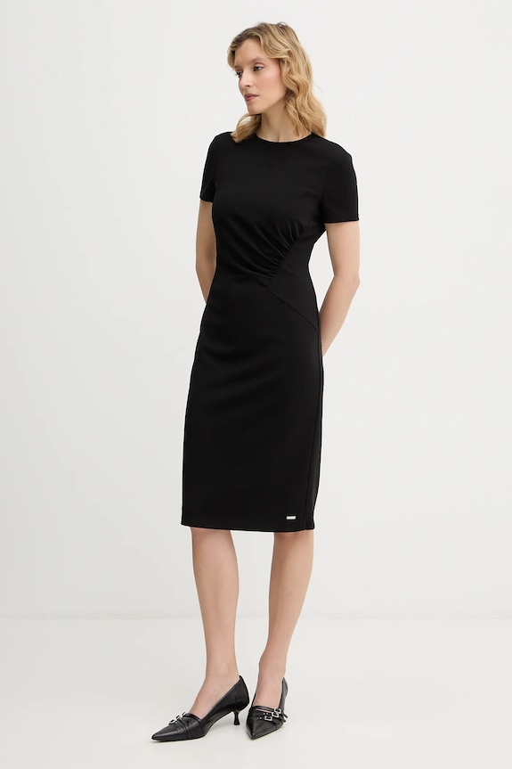 Šaty Calvin Klein LV044E048G čierna SS26