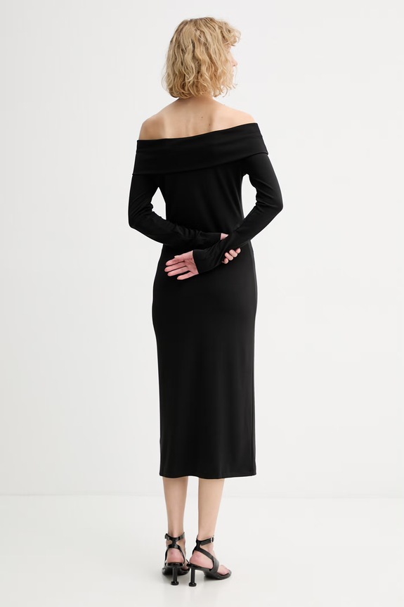 Odzież Calvin Klein sukienka LV044E237G czarny