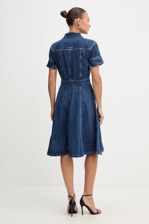 Odjeća Traper haljina Karl Lagerfeld FASHION DENIM B1W13037 plava