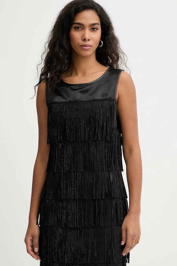 Karl Lagerfeld sukienka czarny B1W13056