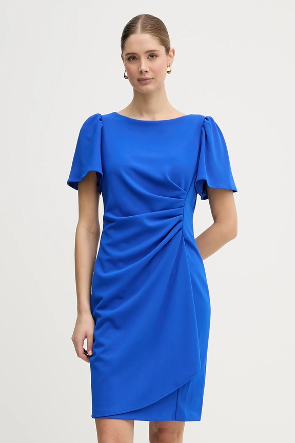 Šaty Dkny s elastanom modrá DD6A1959