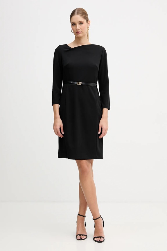 Dkny sukienka DD5B1P80 czarny SS26