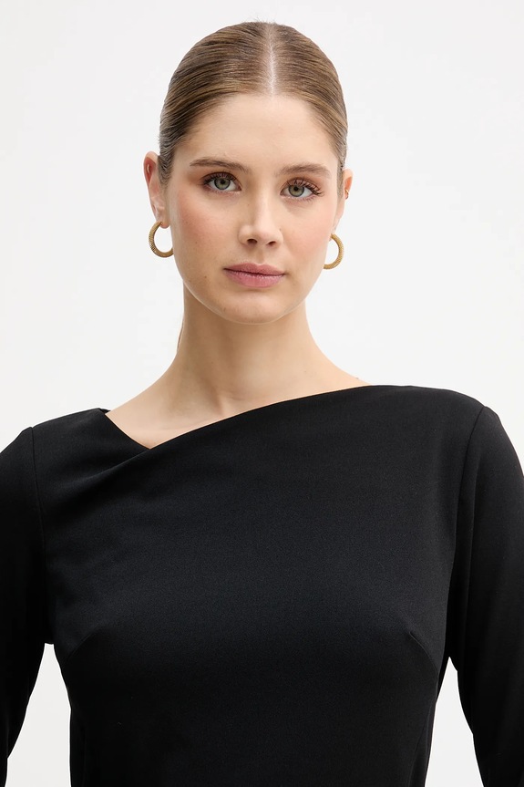 Dkny sukienka czarny DD5B1P80