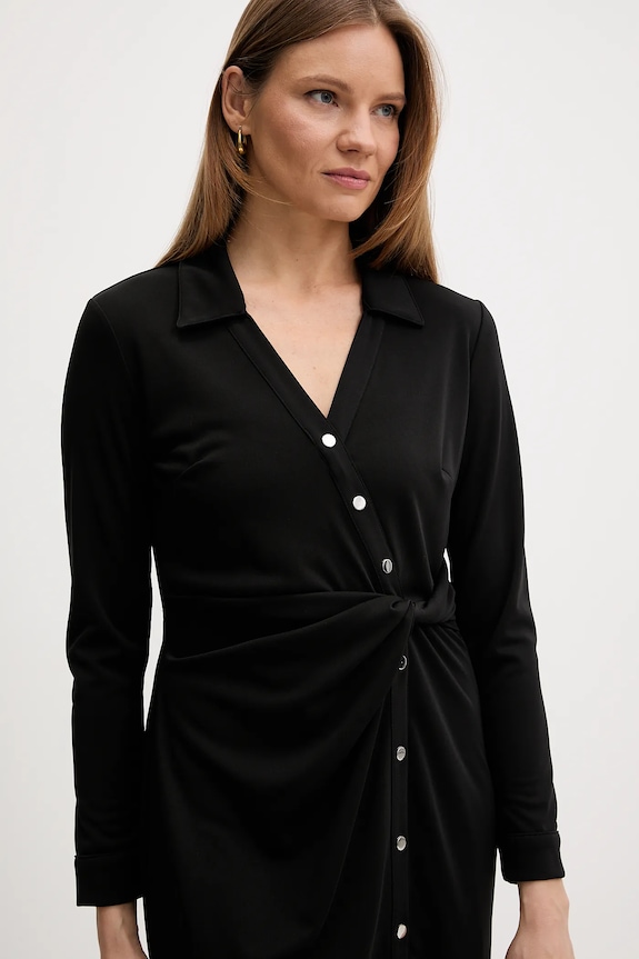 Obleka Dkny črna DD5J2P39